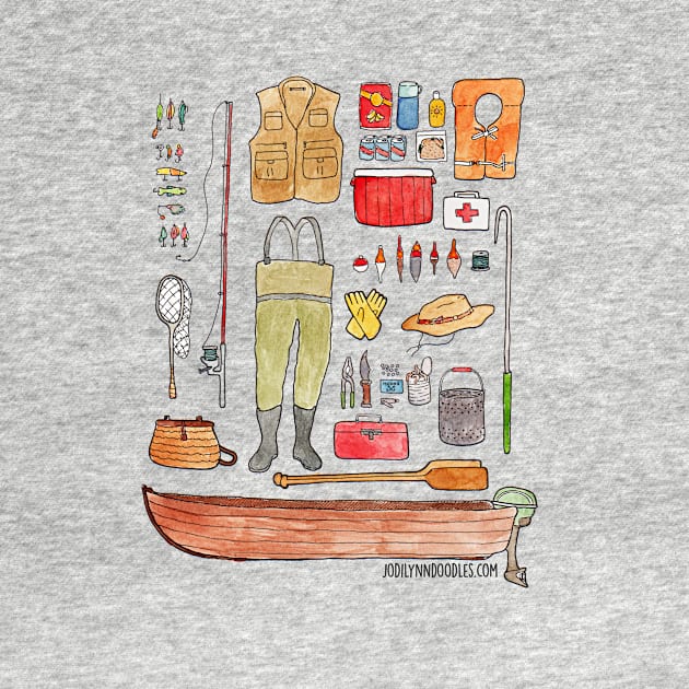 Fishing Gear by JodiLynnDoodles